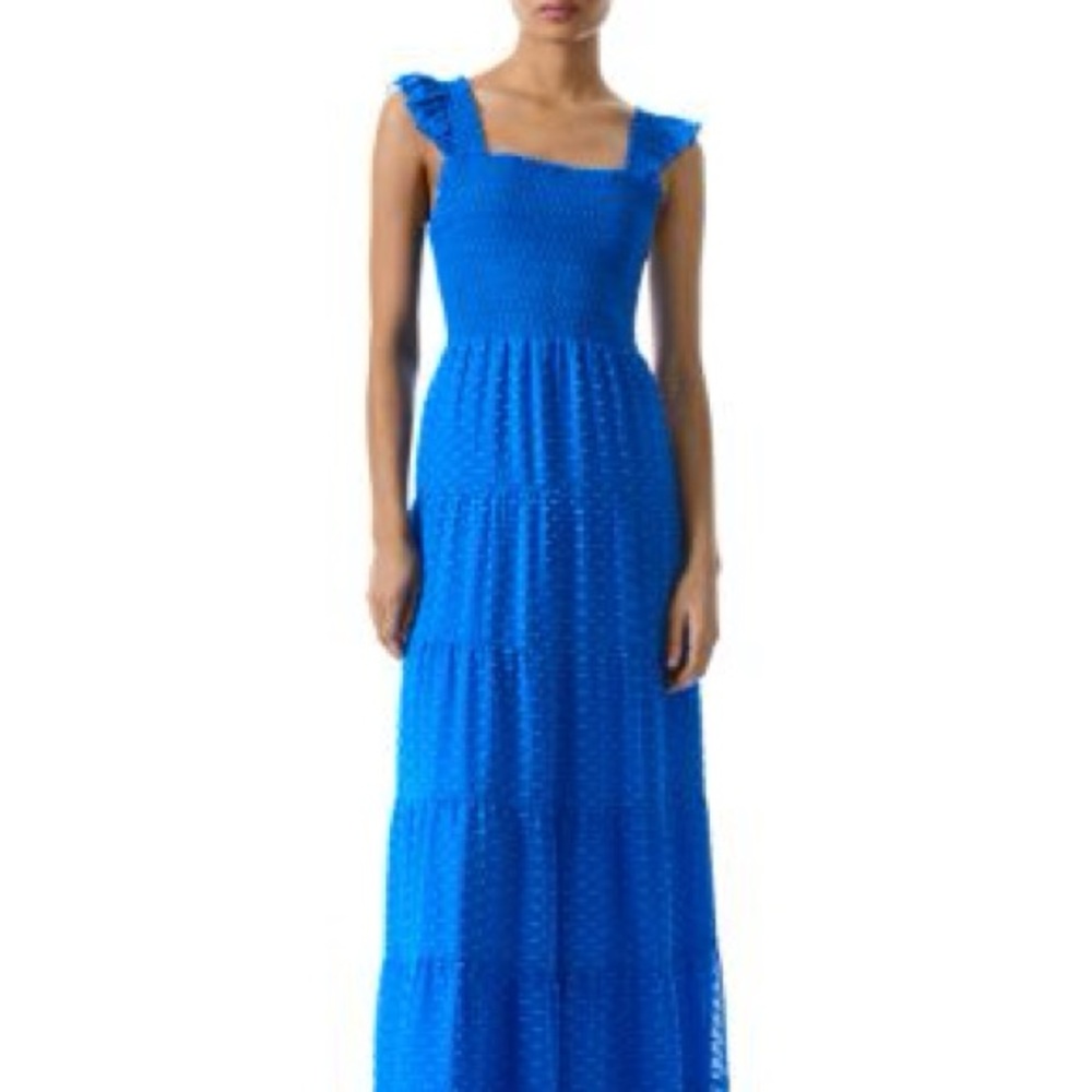 Alice + Olivia Royal Blue Maxi Dress